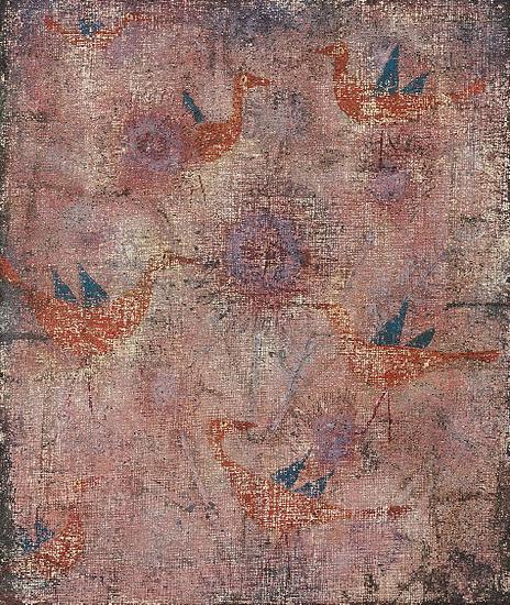 Paul Klee Blaugeflugelte Vogel signed and dated